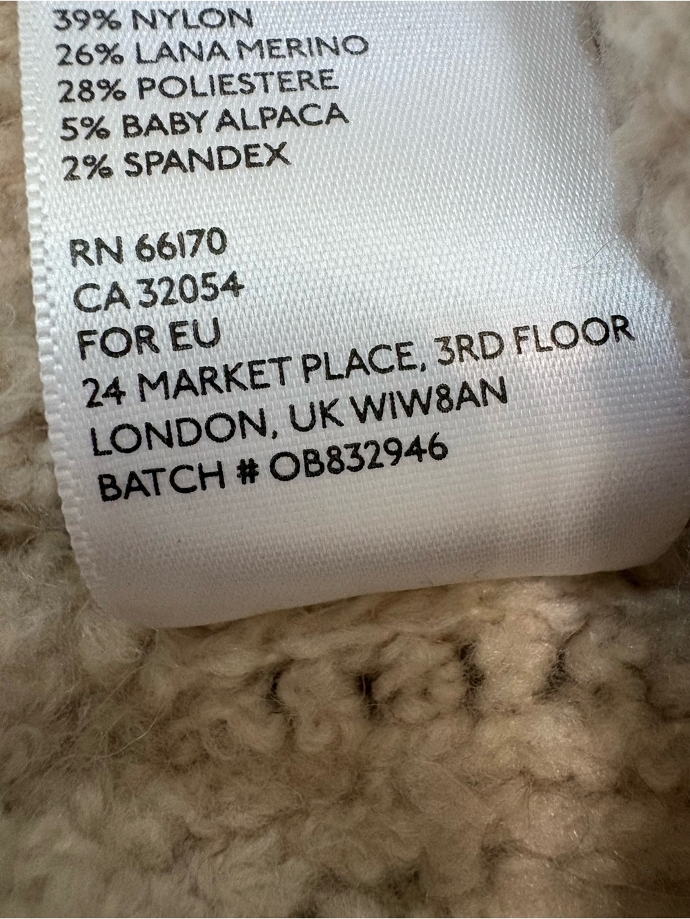 Anthro Sleeping on Snow Chevron Cocoon Cardigan XS Cream Alpaca Wool Boho Chic - Picture 10 of 11